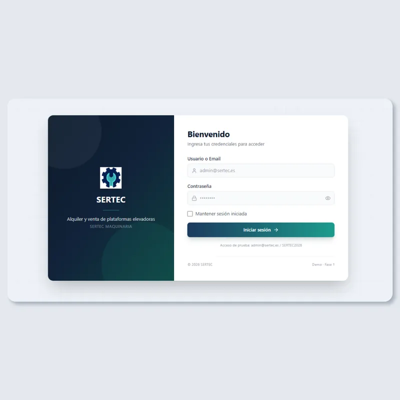 Preview of Business website + Chatbot